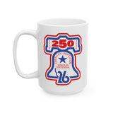 USA 250 Ceramic Coffee Mug (11oz & 15oz)