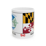 Garrett County & Maryland Flag 11oz Coffee Mug