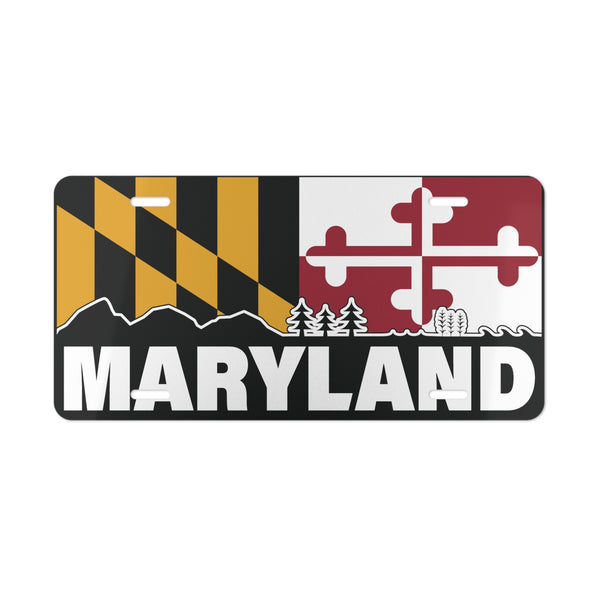 Vanity Plate - Maryland Mountains to Ocean Souvenir