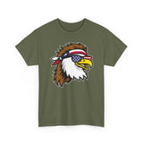 Patriotic Texas Flag Eagle Head T-Shirt – Graphic Tee