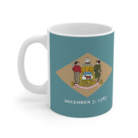 Delaware Flag Wrap Mug 11oz