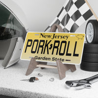 New Jersey Pork Roll License Plate