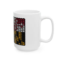 Maryland Crab Flag Ceramic Mug, (11oz, 15oz)