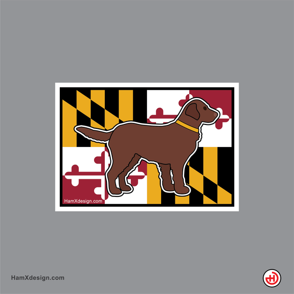 Maryland Flag Dog - Chesapeake Bay Retriever