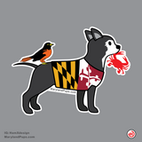 Maryland Pup - Chihuahua Design 1 Magnet