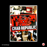 Crab Republic Sticker #003