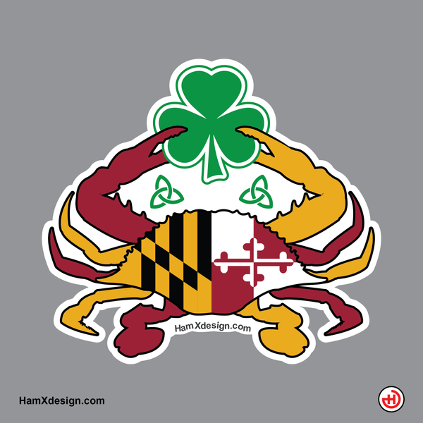 Maryland Flag Crab Irish