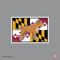 Maryland Flag Dog - American Pit Bull Terrier