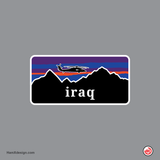 Iraq Mountain Sticker