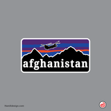 Afghanistan Mountain Sticker