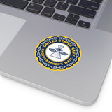 Navy Photographers Mate (PH) Round Vinyl Stickers