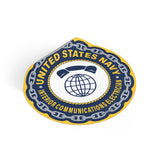Navy Interior Communications Electrician (IC) Round Vinyl Stickers