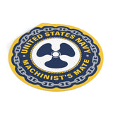 Navy Machinist's Mate (MM) Round Vinyl Stickers