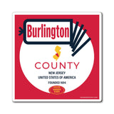 Burlington County NJ pr Magnet 