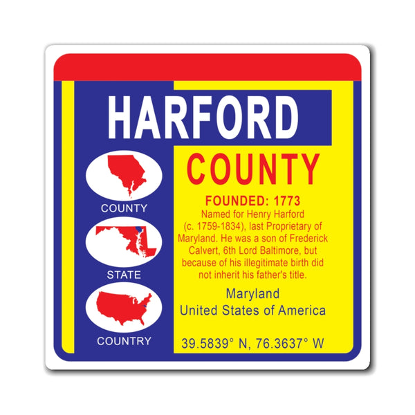 Harford County Maryland OB Magnet 