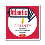 Atlantic County NJ pr Magnet 