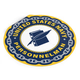 Navy Personnelman (PN) Round Vinyl Stickers