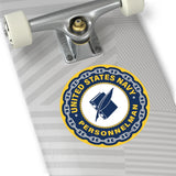 Navy Personnelman (PN) Round Vinyl Stickers