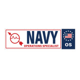 Navy Operations Specialist (OS) Bumper Sticker