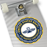 Navy Air Traffic Controller (AC) Round Vinyl Stickers