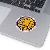 Chesapeake Bay Bridge Round Vinyl Stickers