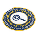 Navy Machinery Repairman (MR) Round Vinyl Stickers