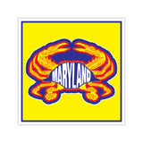 Maryland Crab Counties Square Vinyl Stickers 