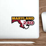 Maryland Area Code (240) Die-Cut Stickers
