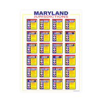 Maryland Jurisdictions OB Poster - 180 gsm paper 