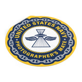 Navy Photographers Mate (PH) Round Vinyl Stickers