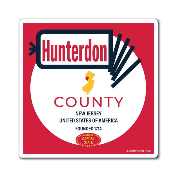 Hunterdon County NJ pr Magnet 