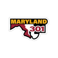 Maryland Area Code (301) Die-Cut Stickers