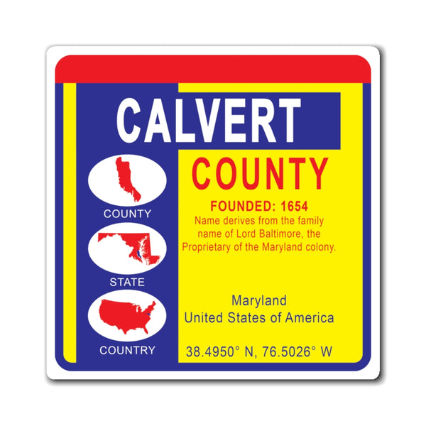 Calvert County Maryland OB Magnet 