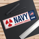 Navy Machinist's Mate (MM) Bumper Sticker