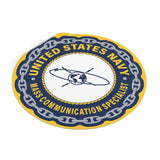 Navy Mass Communication Specialist (MC) Round Vinyl Stickers