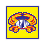 Maryland Crab Counties Square Vinyl Stickers 