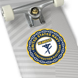 Navy Construction Electrician (CE) Round Vinyl Stickers