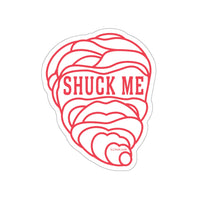 Shuck Me Oyster Diecut Sticker