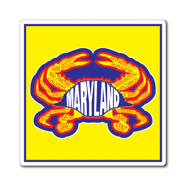 Maryland Crab Counties Magnets 