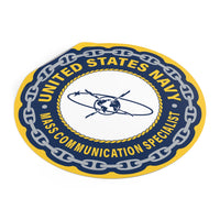 Navy Mass Communication Specialist (MC) Round Vinyl Stickers