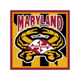 Maryland Flag Crab Vinyl Stickers 