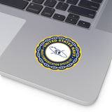 Navy Mass Communication Specialist (MC) Round Vinyl Stickers