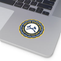 Navy Damage Controlman (DC) Round Vinyl Stickers