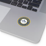 Navy Photographers Mate (PH) Round Vinyl Stickers