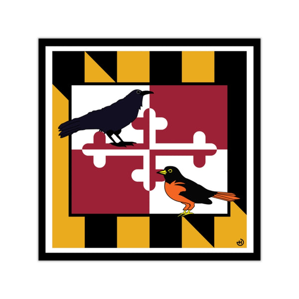 Maryland R&O Flag Sticker