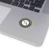 Navy Operations Specialist (OS) Round Vinyl Stickers