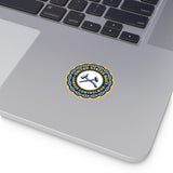 Navy Damage Controlman (DC) Round Vinyl Stickers