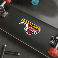 Maryland Area Code (667) Die-Cut Stickers