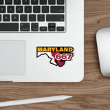 Maryland Area Code (667) Die-Cut Stickers