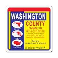 Washington County Maryland OB Magnet 
